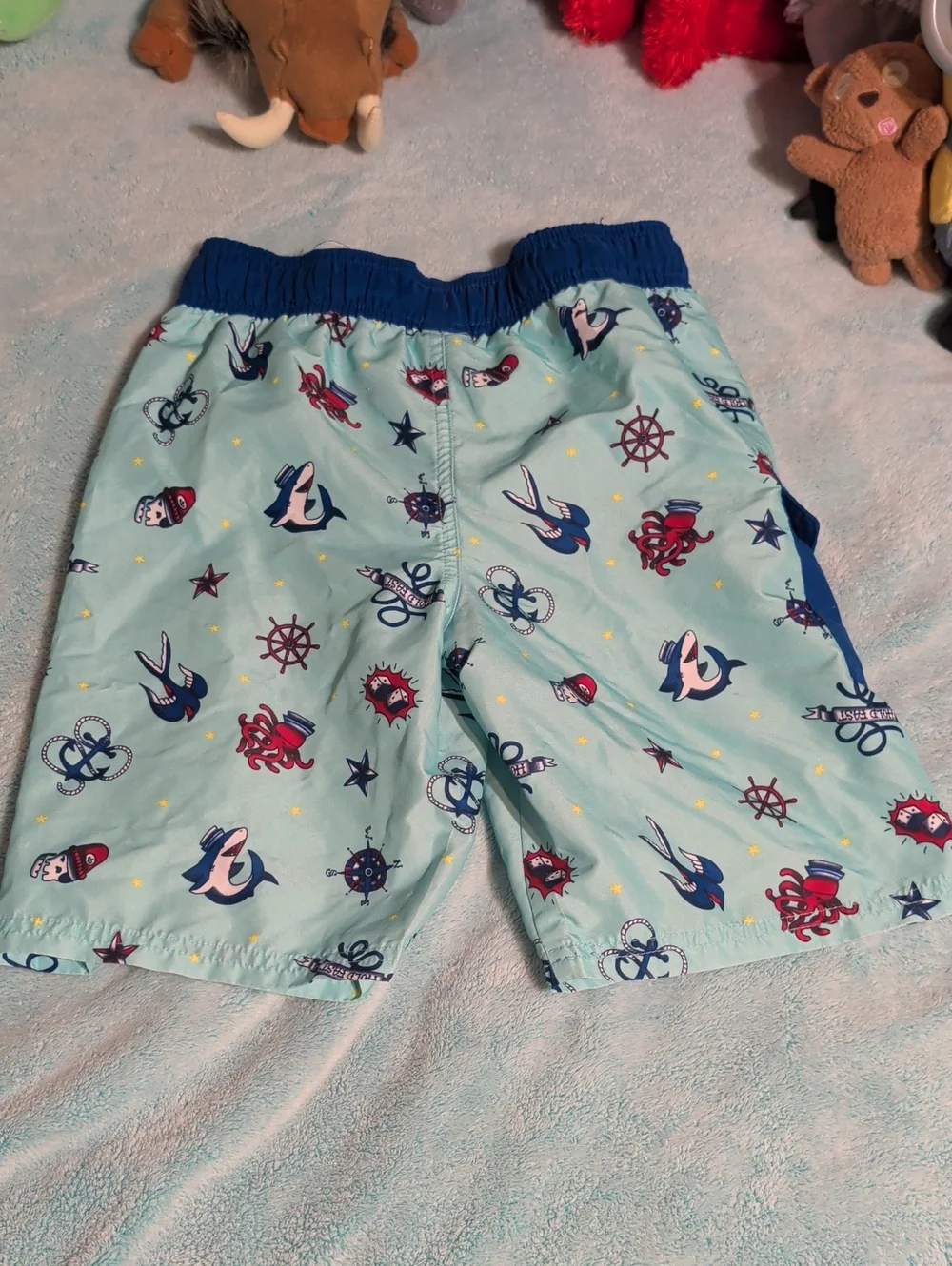 Cat & Jack Sailor Swim Trunks